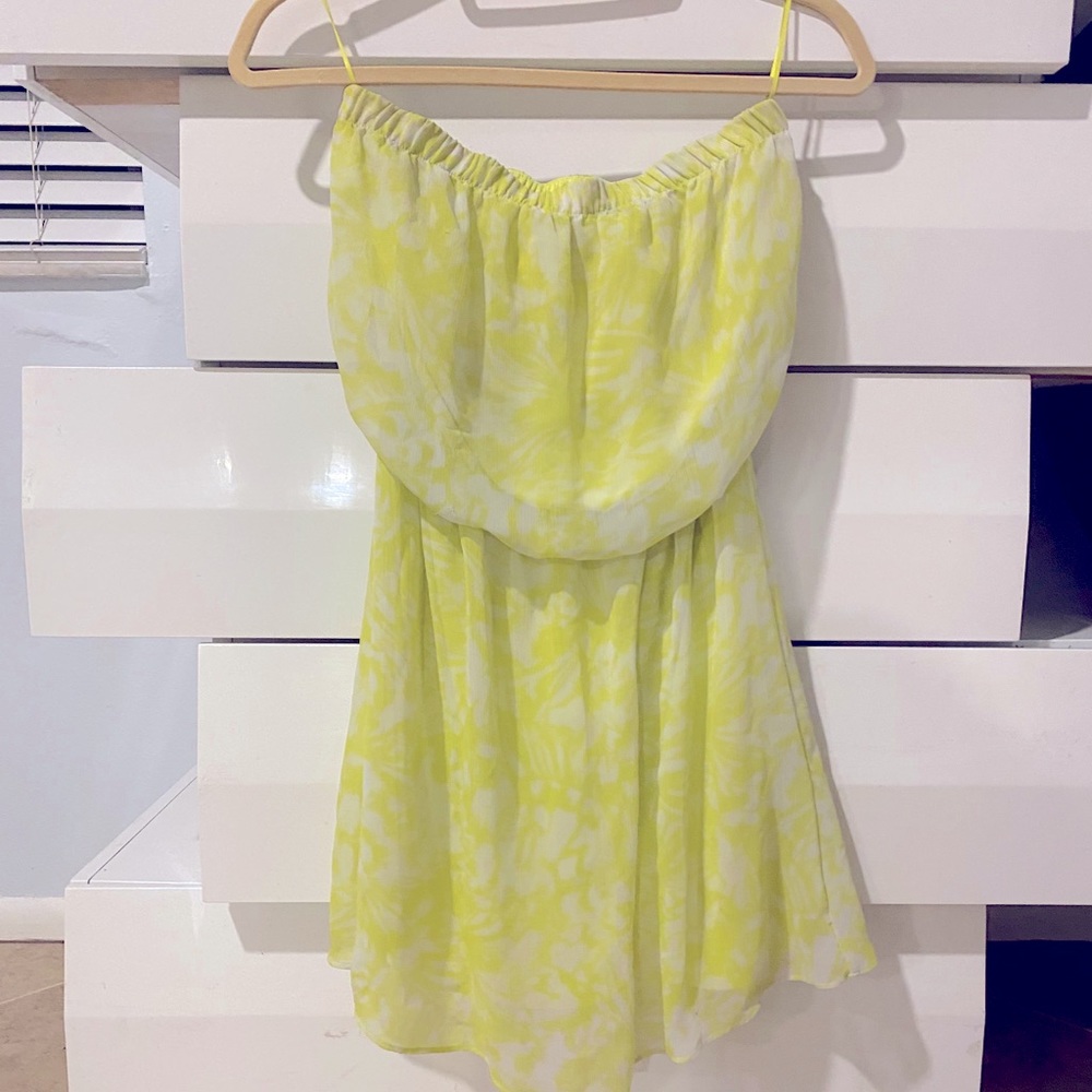 Express strapless mini dress